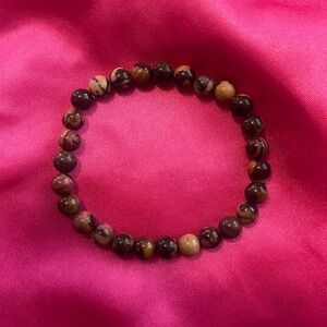 Neutral Color Marble Mini Beaded Bracelet 🌰